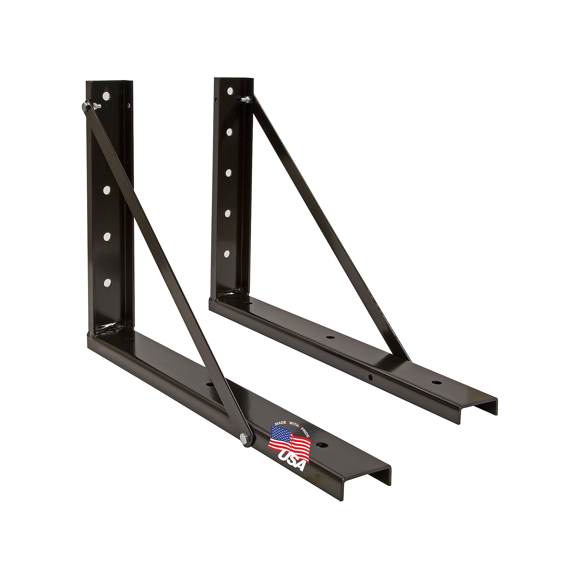 Buyers Products, Bolted Mounting Brackets for Truck Tool Box, Product Length 24 in, Model# 1701011B